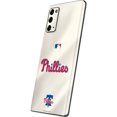 MLB Philadelphia Phillies Road Jersey Galaxy Note20 5G Skin